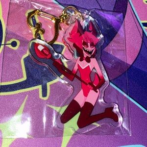 Hazbin Hotel Alastor keychain charm